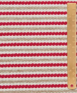 Liberty Interiors Furnishing Fabrics^Candy Stripe Harlow in Lacquer – Outdoor