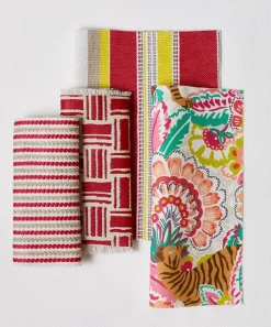 Liberty Interiors Furnishing Fabrics^Candy Stripe Harlow in Lacquer – Outdoor