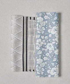 Liberty Interiors Furnishing Fabrics^Candy Stripe Harlow in Pewter – Outdoor