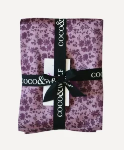 Coco & Wolf Bedding^Capel Aubergine Silk Satin Pillowcases Set of Two