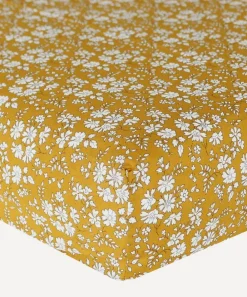 Coco & Wolf Bedding^Capel Mustard Tana Lawn™ Cotton Super King Fitted Sheet