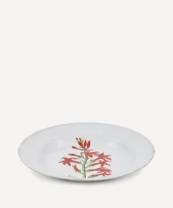 Astier de Villatte Tableware|Kitchen^Cardinal Flower Soup Plate