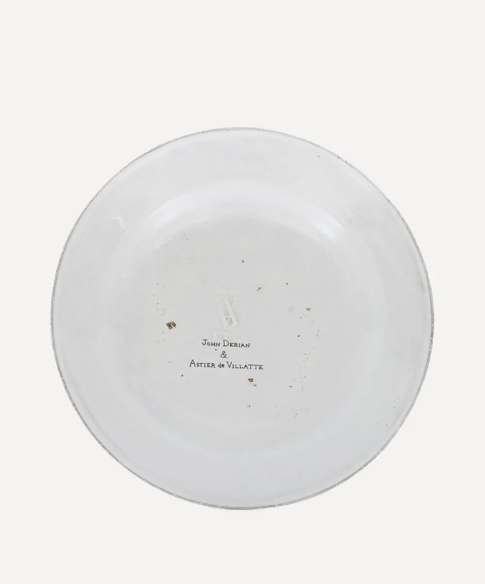 Astier de Villatte Tableware|Kitchen^Cardinal Flower Soup Plate