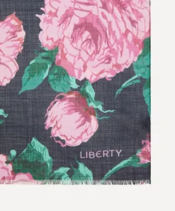 Liberty Scarves^Carline Blur 70x200 Wool-Silk Scarf