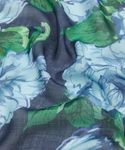 Liberty Scarves^Carline Blur 70x200 Wool-Silk Scarf