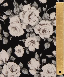 Liberty Fabrics Classic Silks|Crepe De Chine^Carline Rose Crepe de Chine