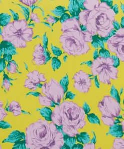 Liberty Fabrics Classic Silks|Silk Satin^Carline Rose Silk Satin