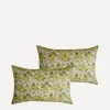 Coco & Wolf Bedding^Carline Rose Tana Lawn™ Cotton Pillowcases Set of Two