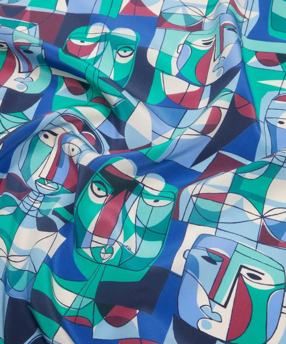 Liberty Fabrics Crepe De Chine^Carnaby Cast Crepe de Chine