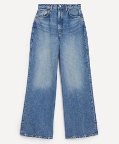 Reformation Jeans^Cary High-Rise Slouchy Wide-Leg Jeans