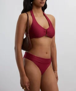 Heidi Klein Swimwear^Cassis U-Bar Halterneck Top
