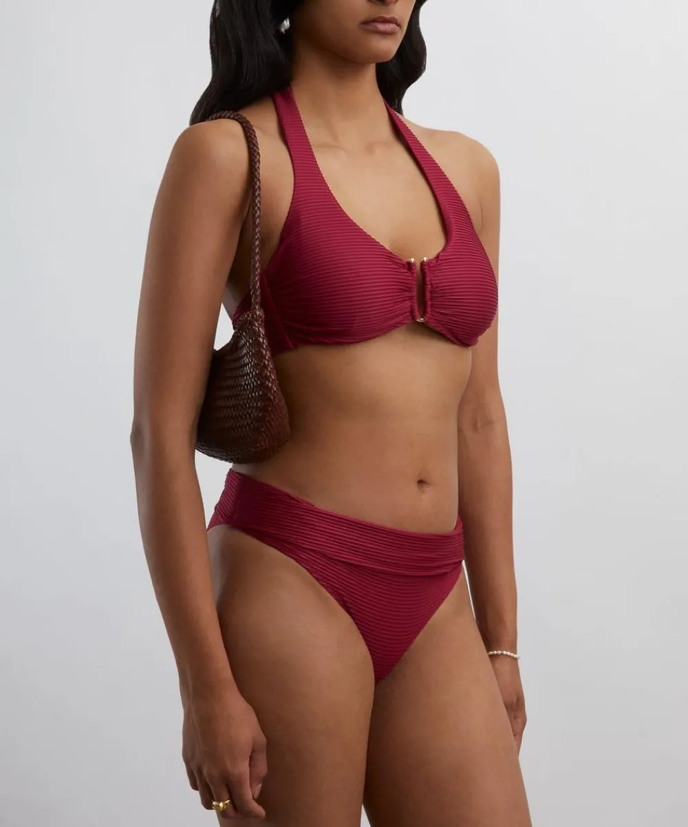 Heidi Klein Swimwear^Cassis U-Bar Halterneck Top