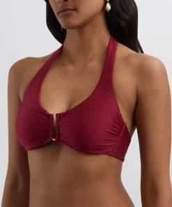 Heidi Klein Swimwear^Cassis U-Bar Halterneck Top