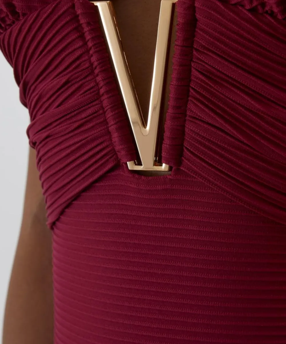 Heidi Klein Swimwear^Cassis V-Bar Halterneck Swimsuit
