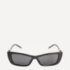 Gucci Sunglasses & Glasses^Cat-Eye Black G Logo Sunglasses