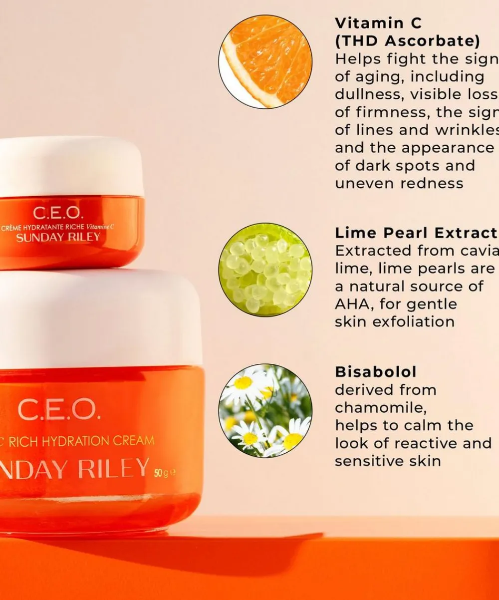 Sunday Riley Moisturisers^C.E.O Vitamin C Rich Hydration Cream 50g
