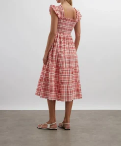 Hill House Home Dresses^Cherry Watercolour Gingham Ellie Nap Dress