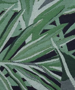 Liberty Interiors Furnishing Fabrics^Chile Palm Lovell Jacquard in Jade – Outdoor