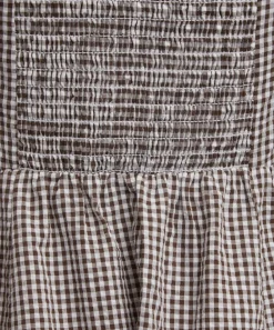 Hill House Home Dresses^Chocolate Gingham Fleur Midi Dress