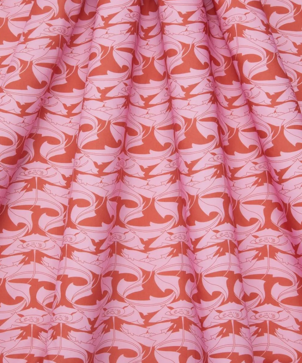 Liberty Fabrics Tana Lawn™ Cotton^Christobel Poppy Tana Lawn™ Cotton