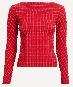 Peachy Den Tops^Cindy Lipstick Long Sleeve Top