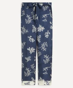 S Max Mara Trousers & Shorts^Cinzia Printed Silk Belted Trousers