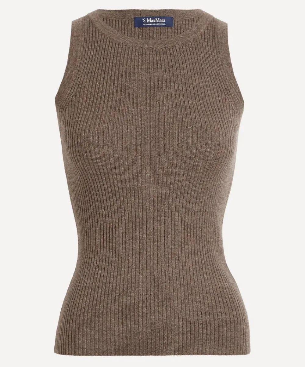 S Max Mara Tops^Cipro Wool-Cashmere Top