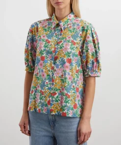 Liberty Tops^Clarabell Puff-Sleeve Shirt