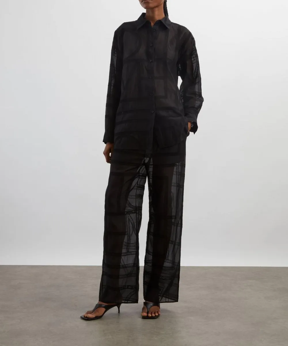 Toteme Tops^Classic Crochet Shirt