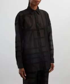 Toteme Tops^Classic Crochet Shirt