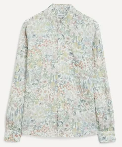 Liberty Shirts^Classic Fit Hemp Shirt in Faria Flowers
