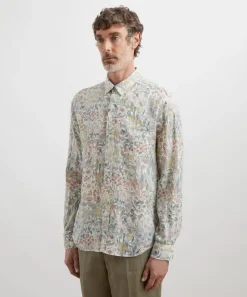 Liberty Shirts^Classic Fit Hemp Shirt in Faria Flowers