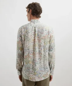 Liberty Shirts^Classic Fit Hemp Shirt in Faria Flowers