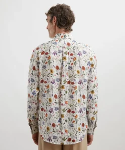 Liberty Shirts^Classic Fit Hemp Shirt in Meadow Muse