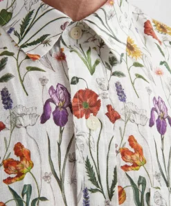Liberty Shirts^Classic Fit Hemp Shirt in Meadow Muse