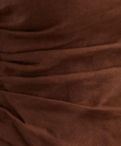 Reformation Dresses^Clement Chocolate Cake Linen Dress