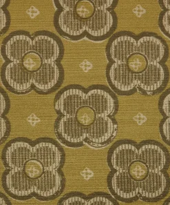 Liberty Interiors Furnishing Fabrics^Clover Club Vintage Velvet in Fennel