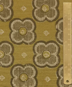 Liberty Interiors Furnishing Fabrics^Clover Club Vintage Velvet in Fennel