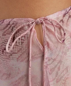 Rat & Boa Skirts^Cobra Pink Maxi Skirt