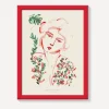 PSTR Studio Wall Art^Coco Schneider Dame Aux Fleurs Framed Print