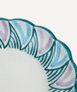 Ceramica Pinto Tableware^Collezione Rosaura Scalloped Edge Plate