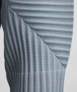 HOMME PLISSÉ ISSEY MIYAKE Tops^COLOURS PLEATS Grey Blue Pleated Top