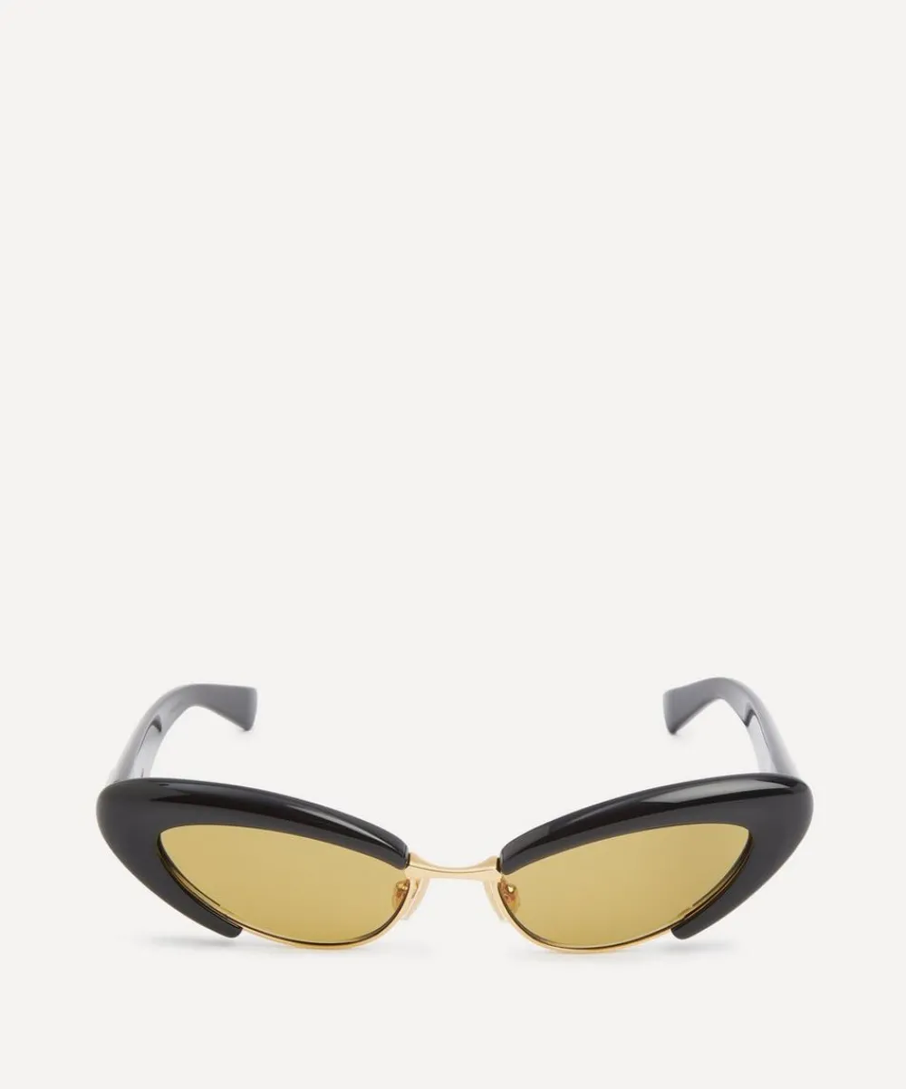 Bottega Veneta Sunglasses & Glasses^Combination Black Cat-Eye Sunglasses