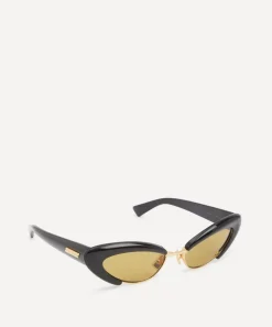 Bottega Veneta Sunglasses & Glasses^Combination Black Cat-Eye Sunglasses