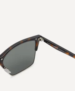 Saint Laurent Sunglasses & Glasses^Combination Cat-Eye Sunglasses