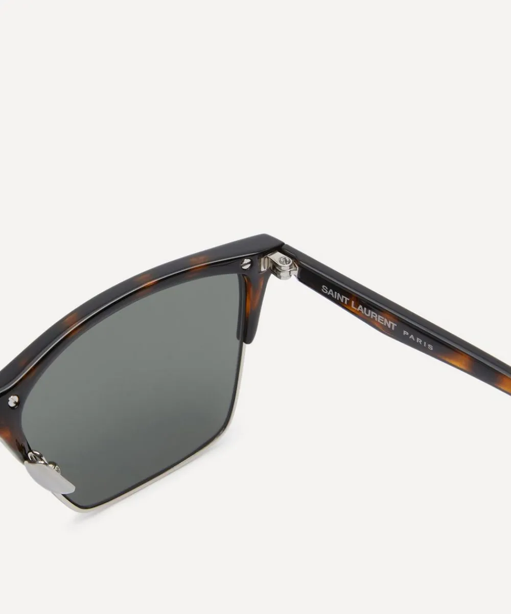 Saint Laurent Sunglasses & Glasses^Combination Cat-Eye Sunglasses