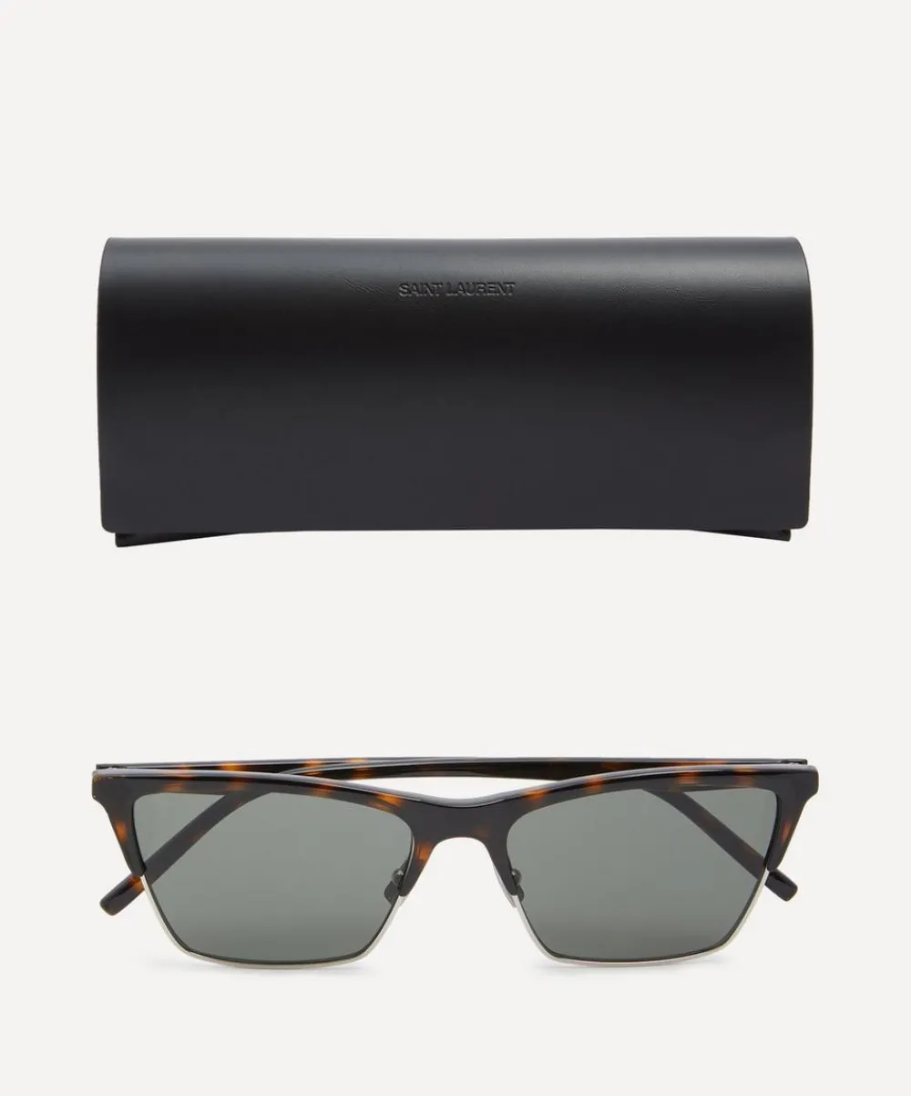 Saint Laurent Sunglasses & Glasses^Combination Cat-Eye Sunglasses