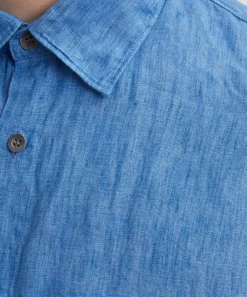 Sunspel Shirts^Cool Blue Linen Shirt
