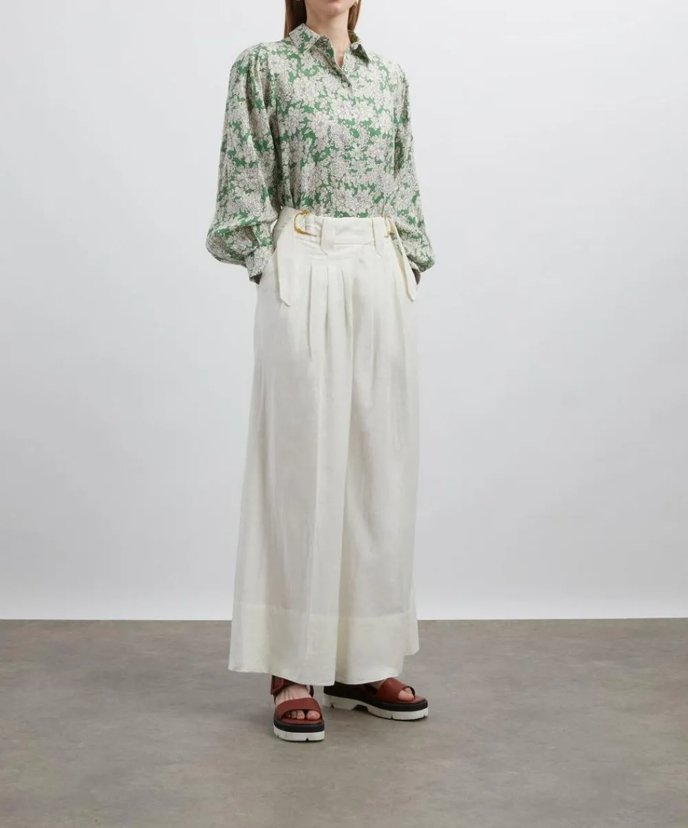 Liberty Tops^Costume Hemp Volume Sleeve Shirt
