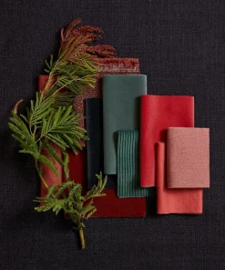 Liberty Interiors Furnishing Fabrics^Cotton Velvet in Amaranth